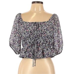 Floral Print Women's Top